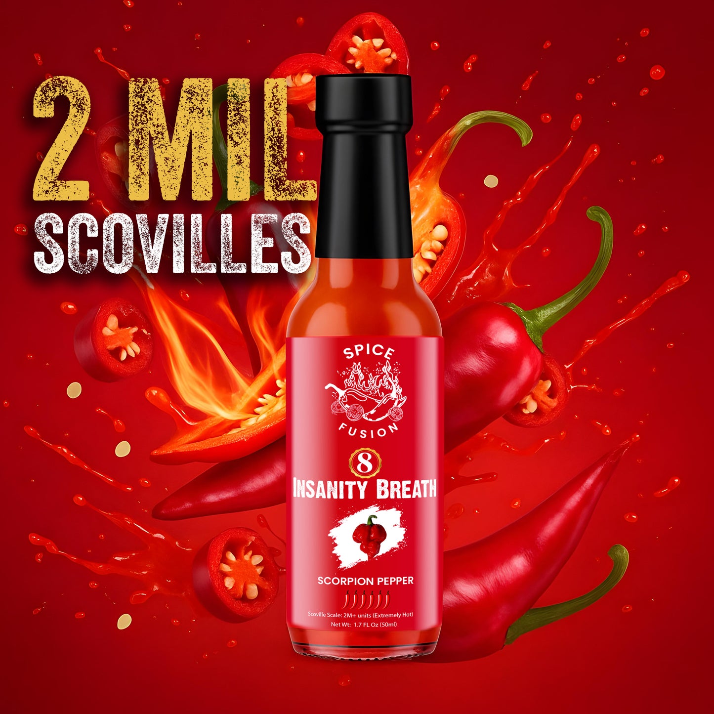 Tongue Tango 8-Level Spice Challenge Game | Perfect for Game Nights, Parties, Hot Sauce Challenge, Fun Dare Game and Spice Lovers!
